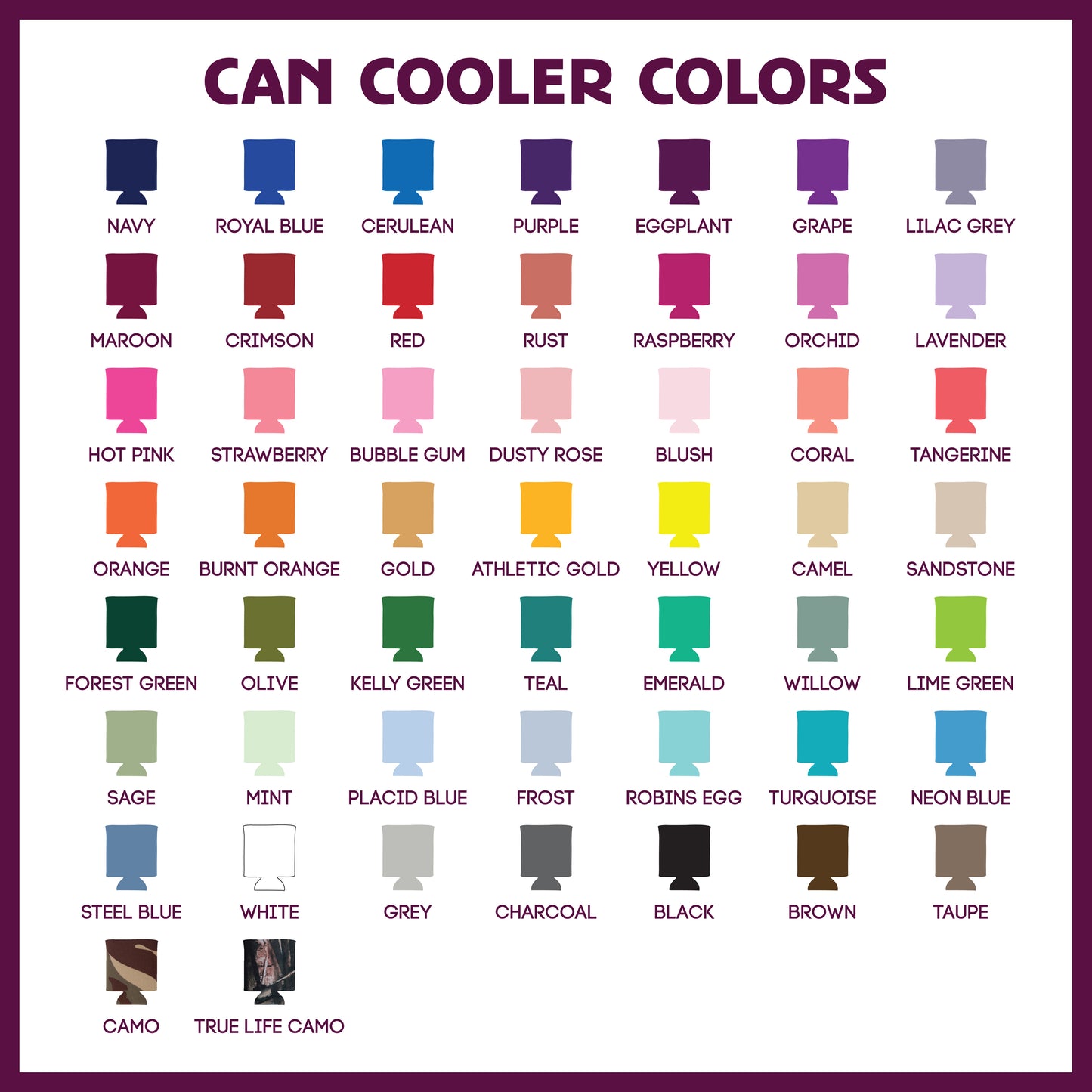 Can Cooler Colors
