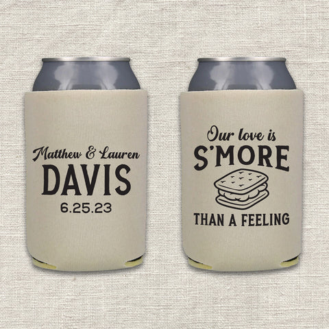 "S'more Than A Feeling" Can Cooler