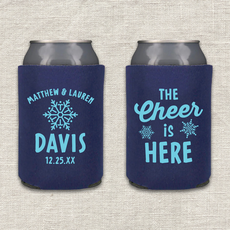 "The Cheer is Here" Can Cooler