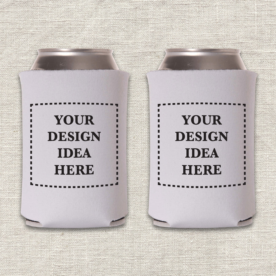 Custom Wedding Koozie Design