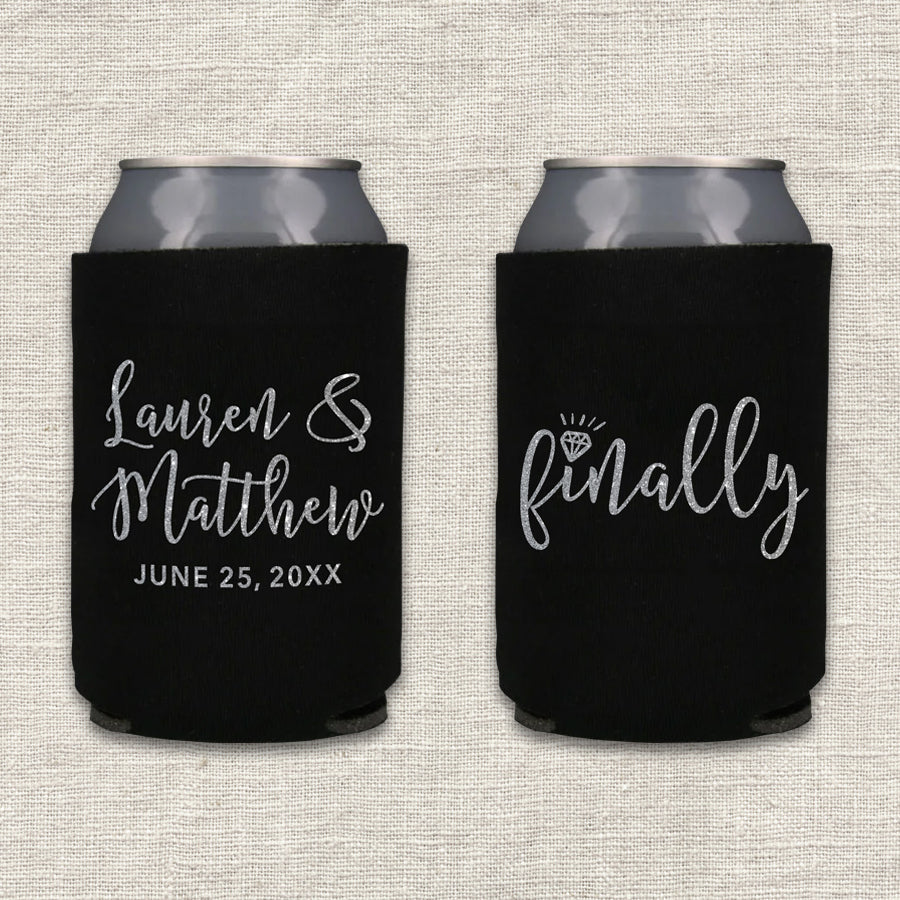 Finally Wedding Koozie
