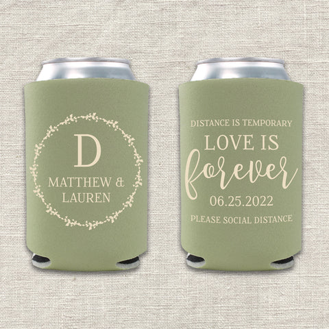 "Distance is Temporary" Can Cooler