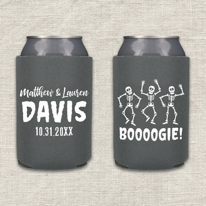 Boooogie Halloween Wedding Koozie