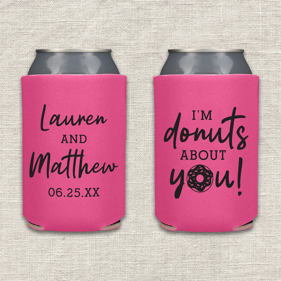 I'm Donuts About You Wedding Koozie
