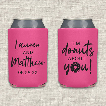 I'm Donuts About You Wedding Koozie