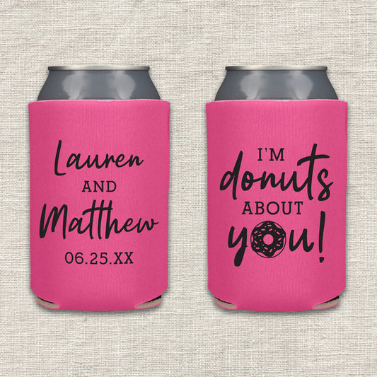 I'm Donuts About You Wedding Koozie