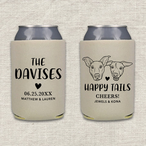 "Happy Tails" Can Cooler
