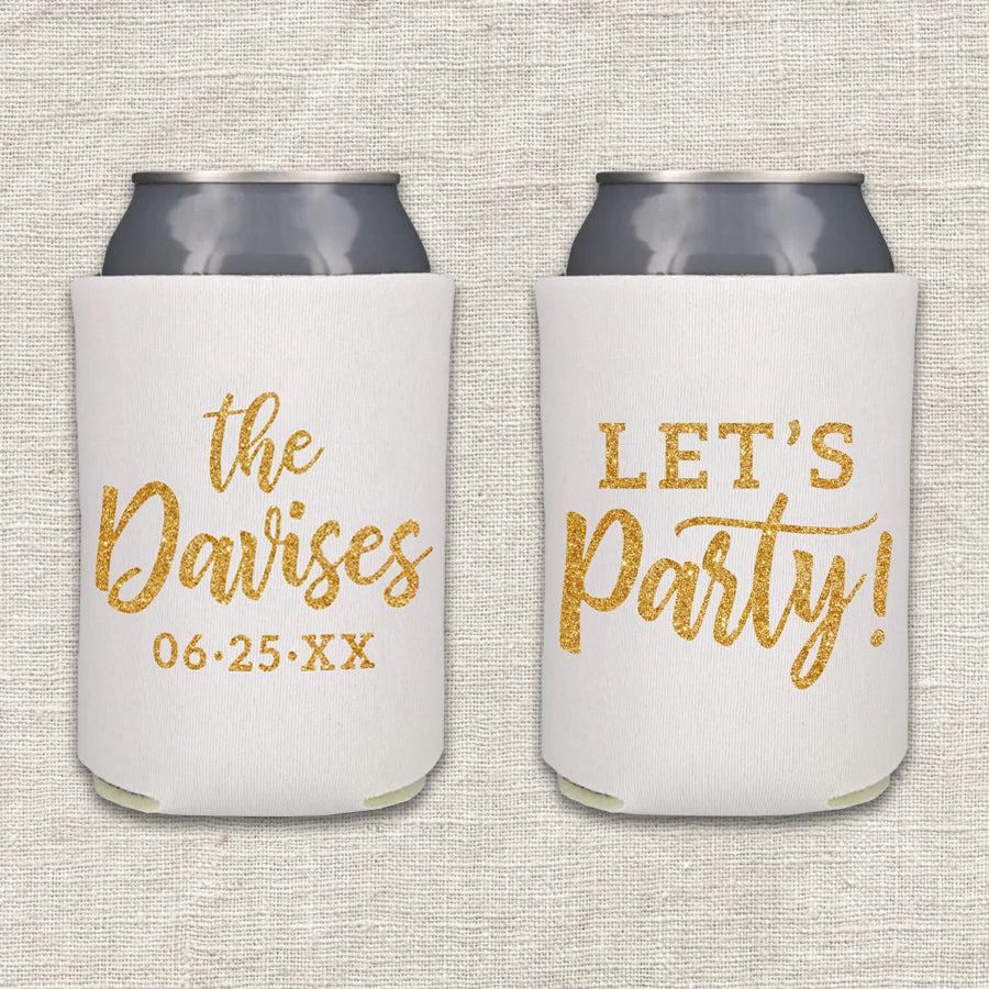 "Let's Party" Can Cooler