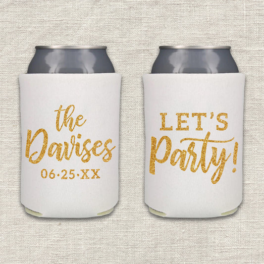"Let's Party" Can Cooler