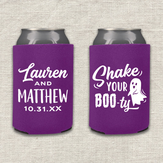 Shake Your Boo-ty Halloween Wedding Koozie