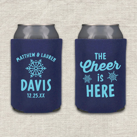 "The Cheer is Here" Can Cooler