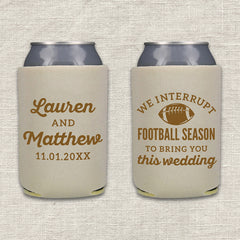 We Interrupt Football Season to Bring You This Wedding Koozie