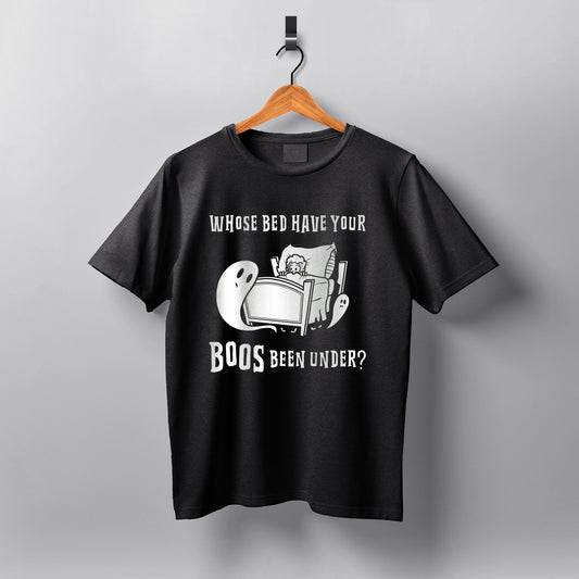 Whose Bed Have Your Boos Been Under Shania Twain Halloween T-Shirt