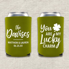 You Are My Lucky Charm St. Patrick's Day Wedding Koozie
