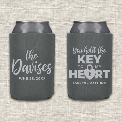 "Key to My Heart" Can Cooler