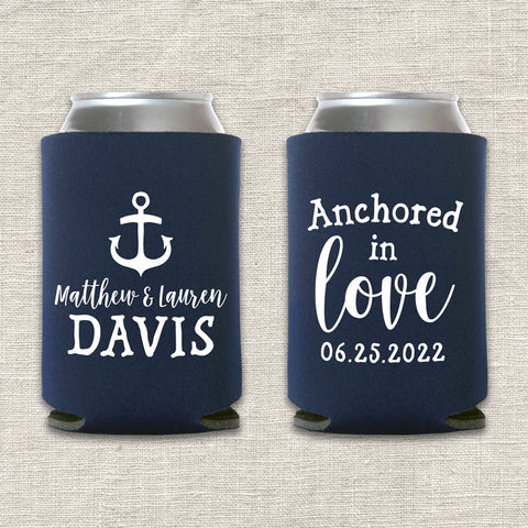 "Anchored in Love" Can Cooler