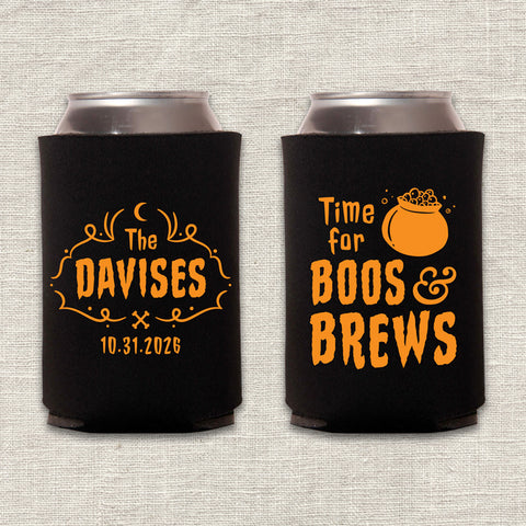 "Boos and Brews" Can Cooler