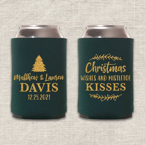 "Christmas Wishes" Can Cooler