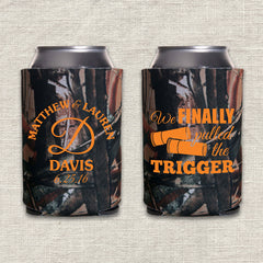 We Finally Pulled the Trigger Hunting Wedding Koozie