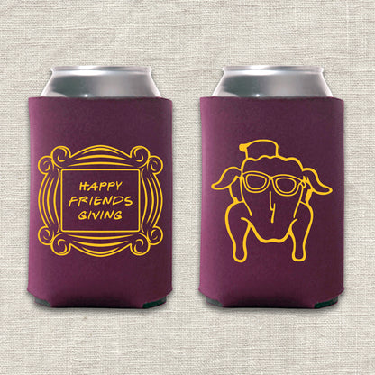 Happy Friends Giving Koozie