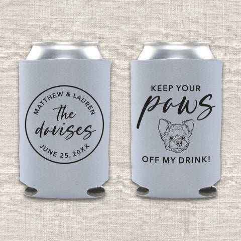 "Paws Off" Can Cooler