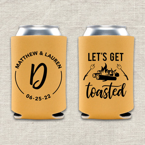 "Let's Get Toasted" Can Cooler