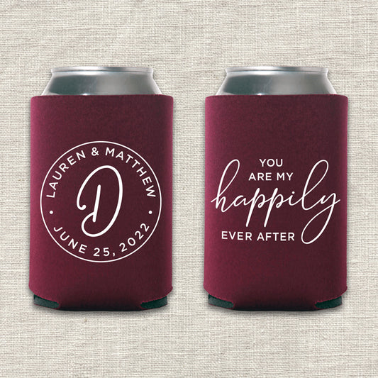 You Are My Happily Ever After Wedding Koozie