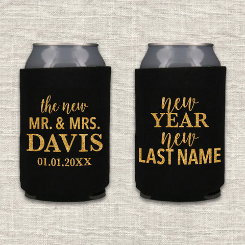 "New Last Name" Can Cooler