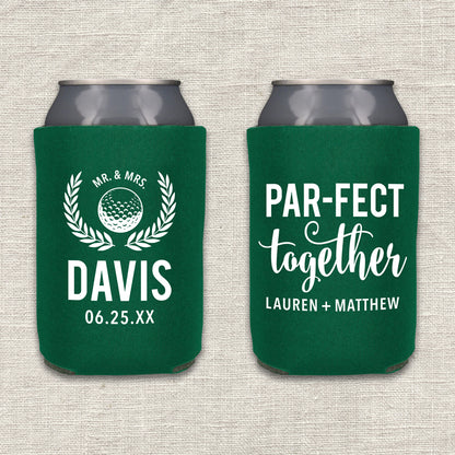 Par-Fect Together Golf Wedding Koozie