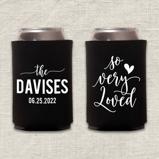 So Very Loved Wedding Koozie