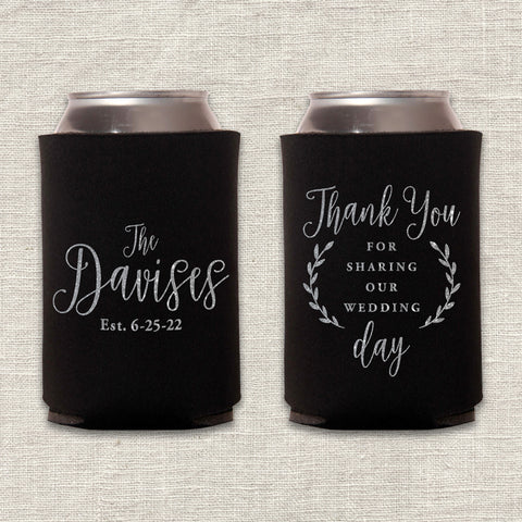 "Thank You" Can Cooler