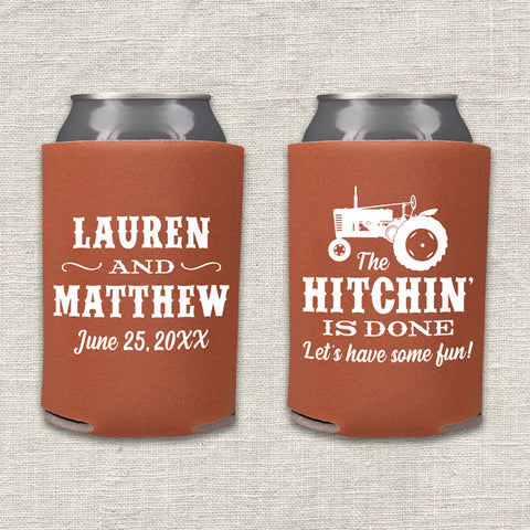 "The Hitchin' is Done" Can Cooler