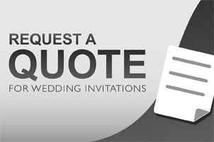 Wedding Invitation Quote Request Form